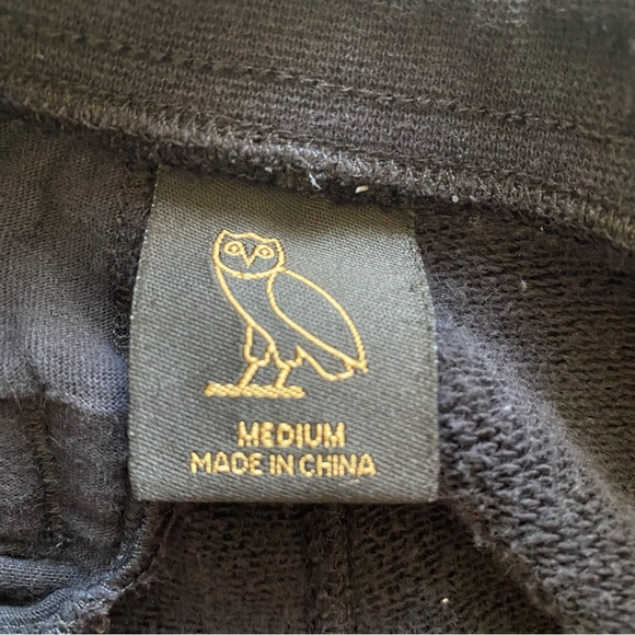 October’s Very Own Drake Joggers Sweatpants  Black Gold Logo Sz M - Picture 6 of 10